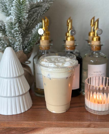White “Hot Cocoa” Breve