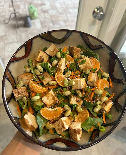 Teriyaki Tofu Salad Bowl