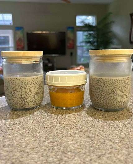 Mango Chia Seed Pudding 