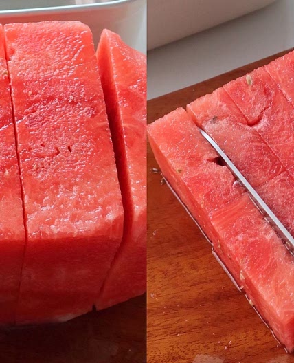 How to cut a watermelon properly