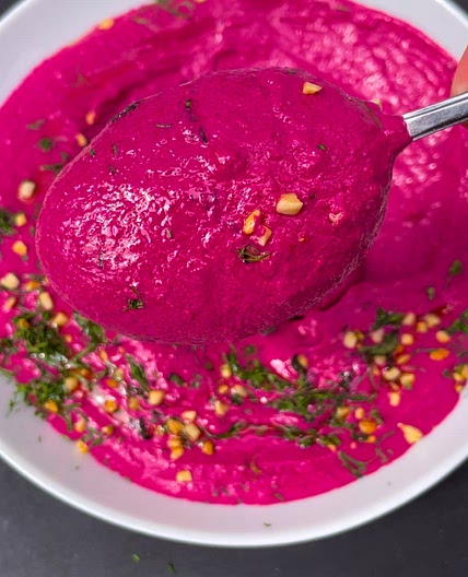 PINK BEAN + BEET DIP