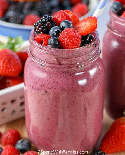 Mix berry smoothie