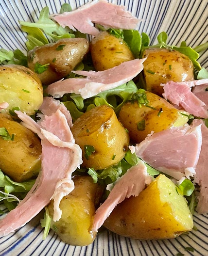 Healthy Ham and Herby Potato Salad