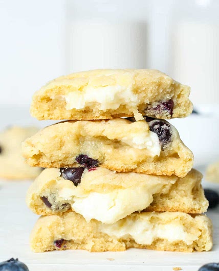 Blueberry Cheesecake Cookies