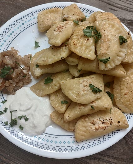 Pierogi Ruskie (Potato and Cheese Pierogi)