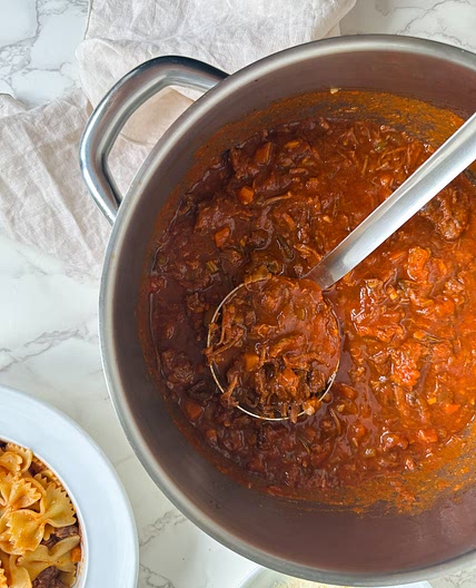 Slow Cooked Beef Ragu