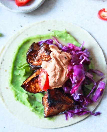 Smokey Eggplant Tacos