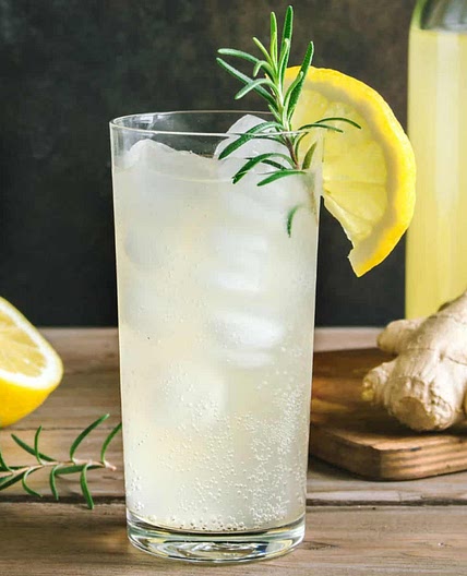 Ginger honey lemonade