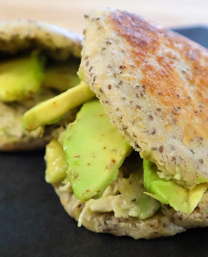 Healthy Twist on Venezuelan "Reina Pepiada" Arepas | Creamy Chicken & Avocado with Multigrain Arepas recipe.