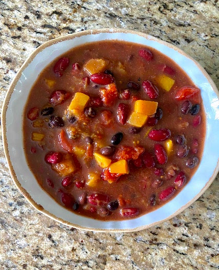Easy Bean & Butternut Squash Chili