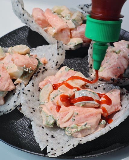 Salmon crispy