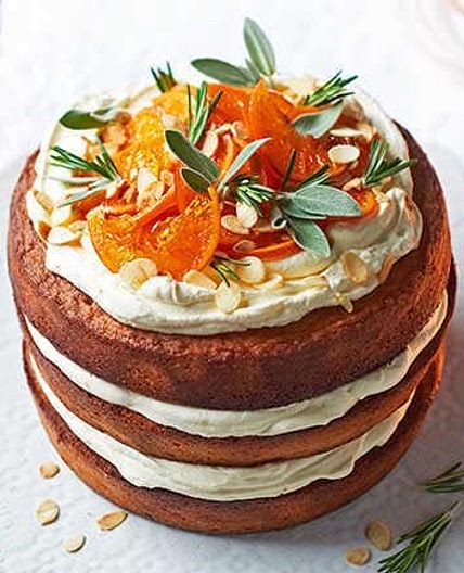 Sainsbury’s almond and clementine cake