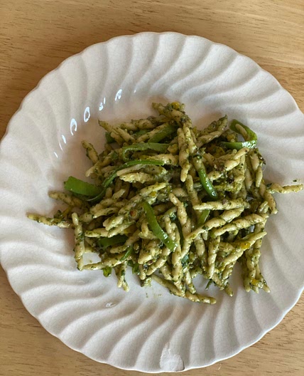 Pasta with Pecorino and Pistachios