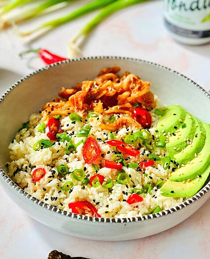 Leftover Tofu Rice Bowl