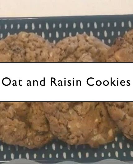 Oat and Raisin Cookie