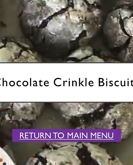 Chocolate Crinkle Cookies
