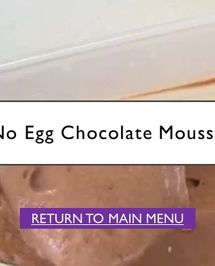 No egg chocolate Mousse