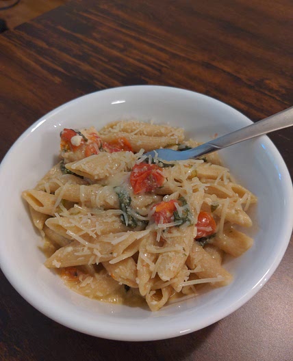 Feta pesto pasta