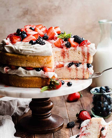 Berries & Cream Cake