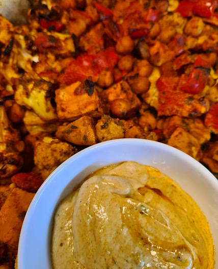 Blumenkohlcurry aus dem Backofen