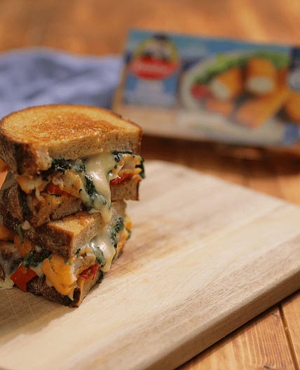 Speedy Fish Finger Cheese Toastie