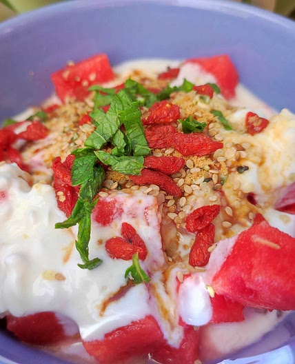 Watermelon Yoghurt bits n bobs