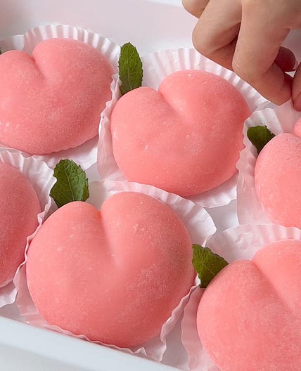 Peach Mochi