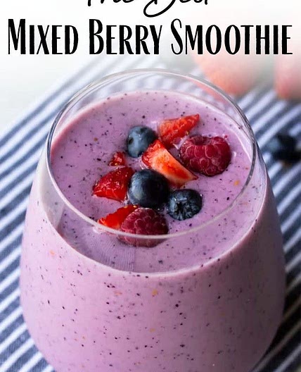 Mixed Berry Protein Smoothie