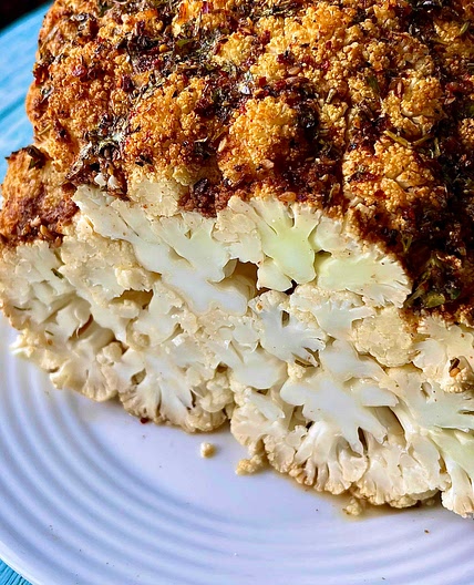 Spicy Chimichurri Roast Cauliflower 