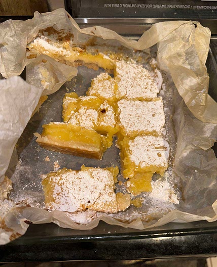 lemon bars 🍋
