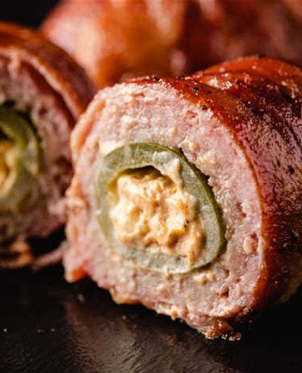 BBQ Bacon Wrapped Armadillo Eggs