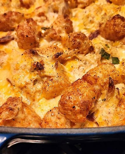 Ultimate Chicken Ranch Tater Tot Casserole Recipe Hits Dinner Ou