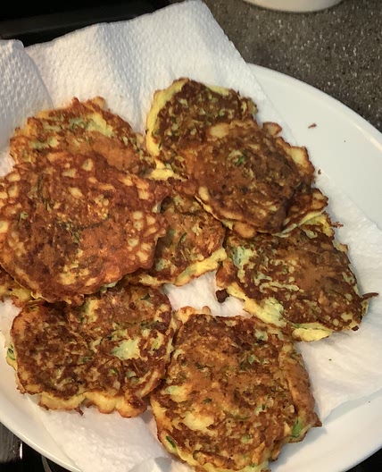 Zucchini Fritters low carb