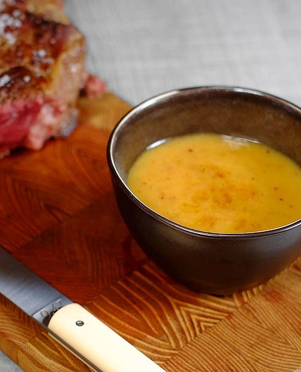 Sauce parfaite pour côte de boeuf ou viande grillée (échalotes-v