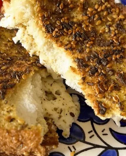 Za'atar stuffed french toast