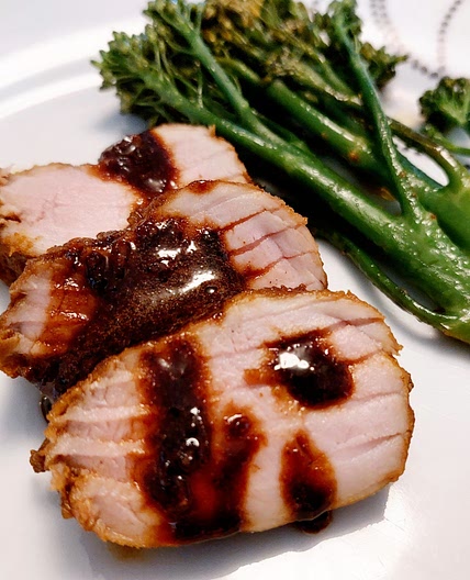 Pork filet - Honey and garlic sauce