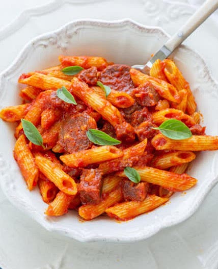 Macarrones con Chorizo
