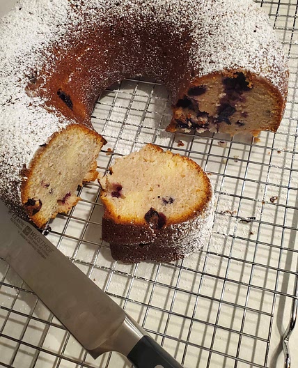 Blueberry Muffin Bundt Cake