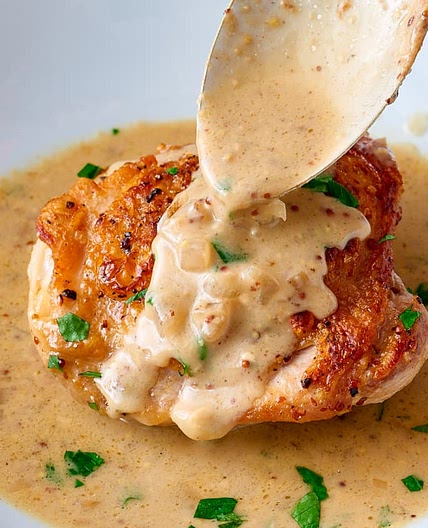 Creamy French Mustard Chicken
