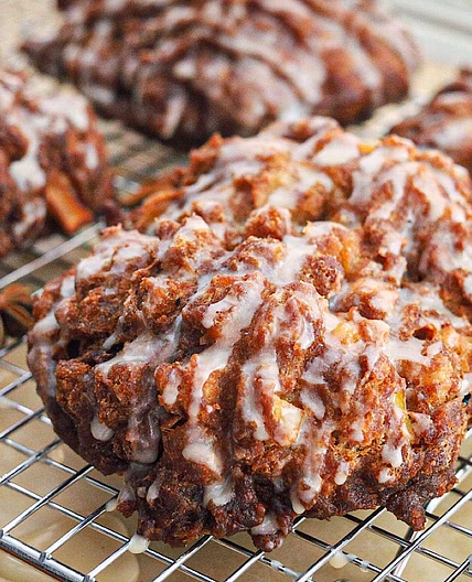 The Best Sourdough Apple Fritters - Simple is Gourmet