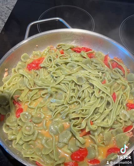 Avocado Pasta with Creamy Butter Sauce