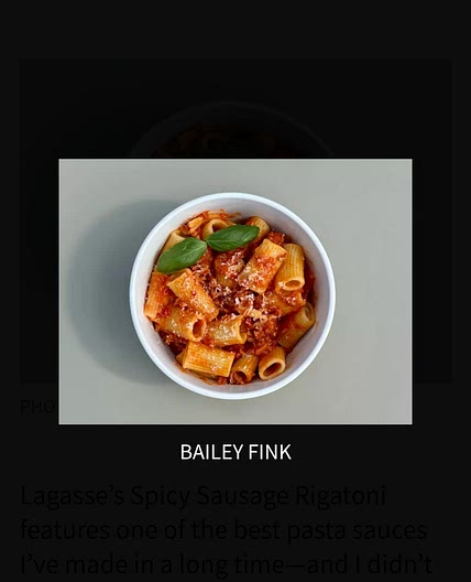 Emeril Lagasses Spiciy Sausage rigatoni