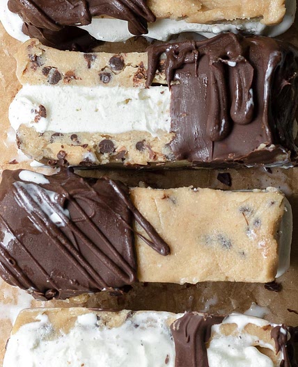 Cookie Dough Ice Cream Sandwiches