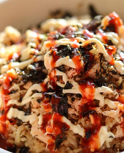 One Pot Salmon Rice 