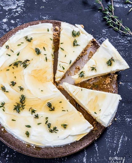 Cheesecake met tijm en honing, van Ottolenghi en Rutger