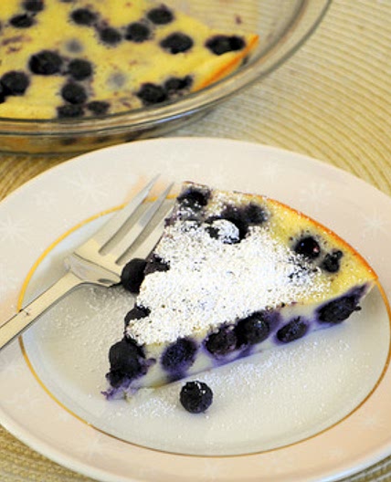 Blueberry Buttermilk Clafoutis - Baking Bites