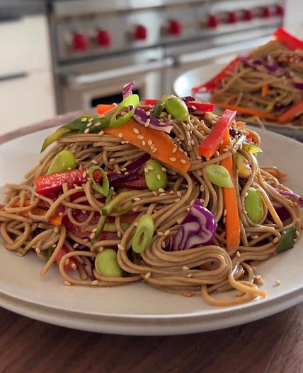 Rainbow Soba Salad