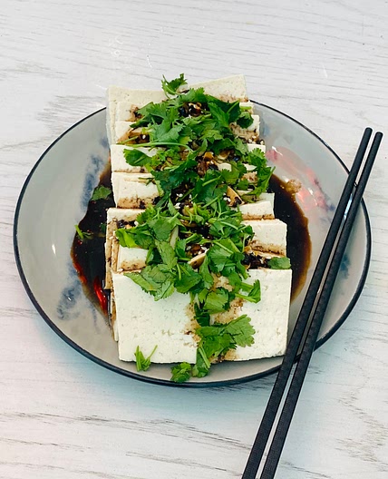 Chili Oil Garlic Tofu
