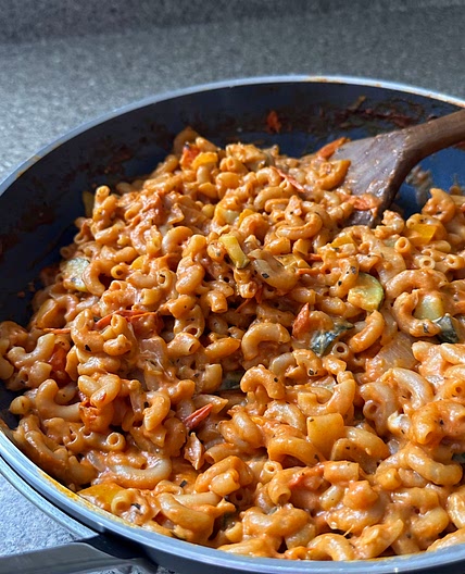 One pot Fridge clean out pasta