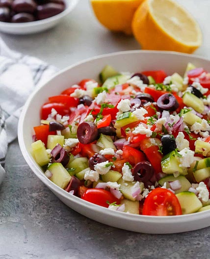 Easy Mediterranean Salad